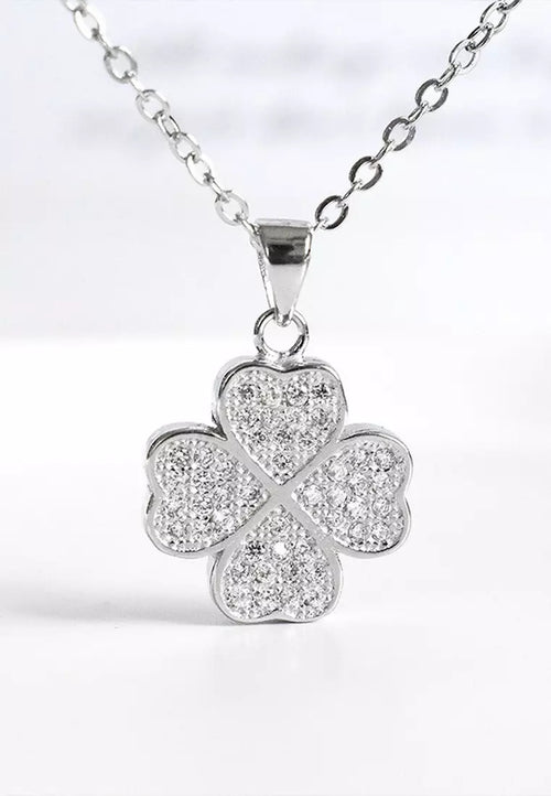 Lucky Grass Pendant Necklace | Spinner necklace