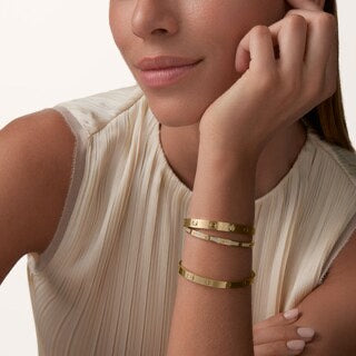 Cartier Style Bangle Bracelet – Diamond Stone | For Girls & Women